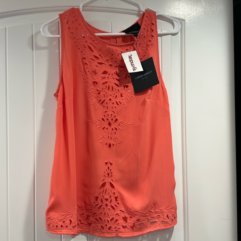 Cynthia Rowley Size Small Blouse with Eyelets